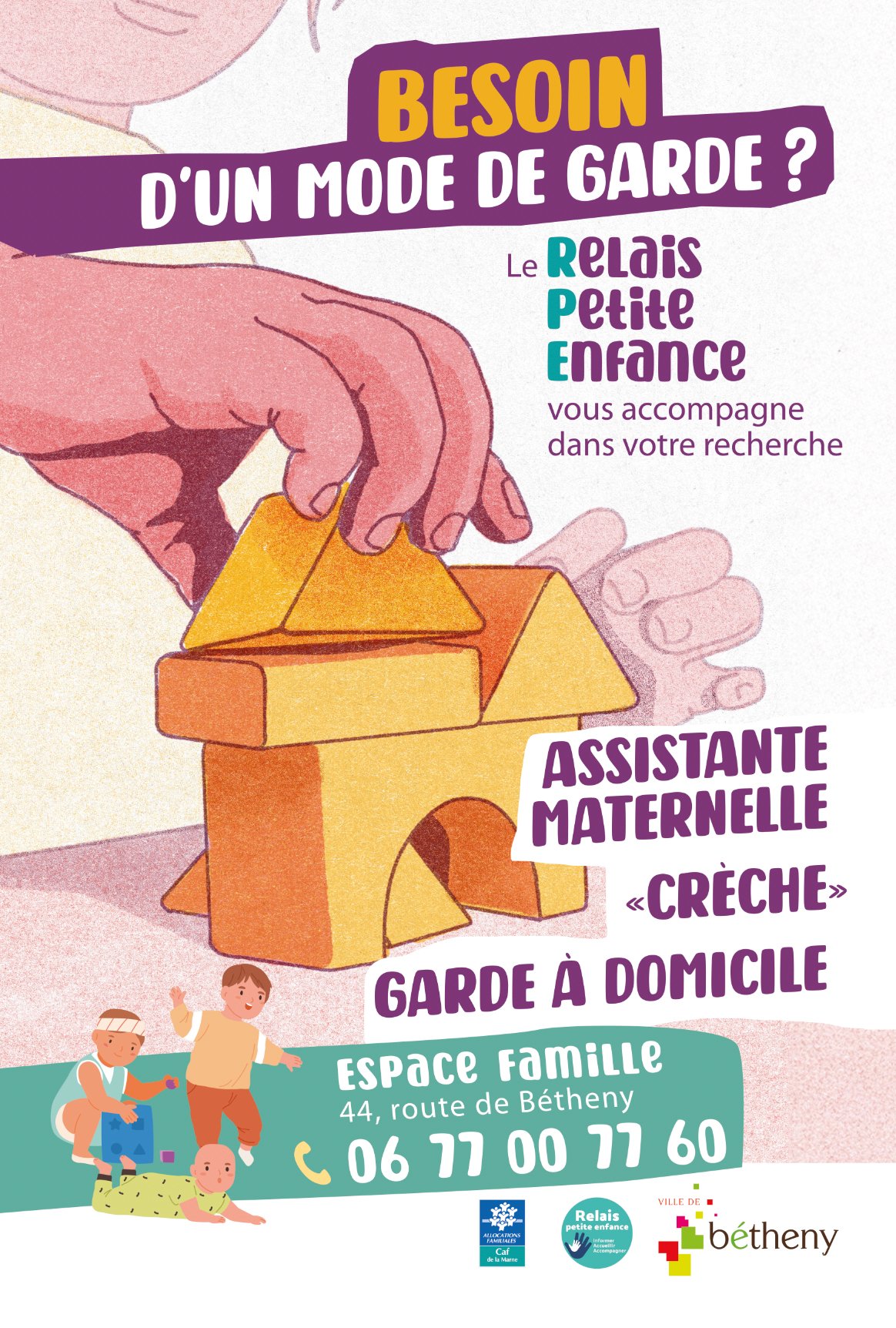 affiche assistante maternelle